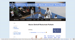 Desktop Screenshot of marion-doenhoff-realschule.de