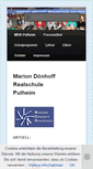 Mobile Screenshot of marion-doenhoff-realschule.de